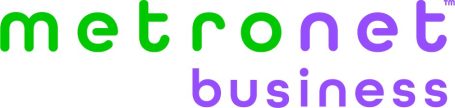 Metronet Business logo featuring green and purple stylized text.