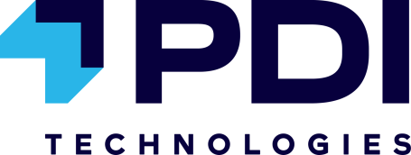 PDI Technologies logo featuring blue arrows and bold lettering.